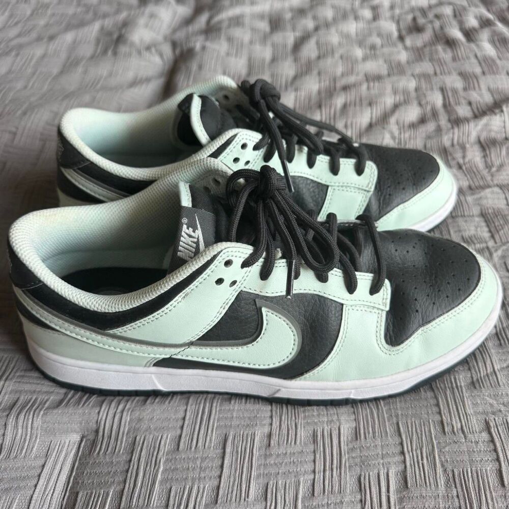 Nike Dunk Low Retro PRM "Dark Smoke Grey/Barely Green"; Size 9.5